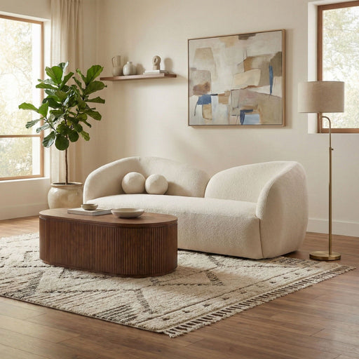 Elowen 91" Fabric Upholstered Sofa