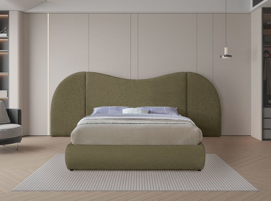 Everest Boucle Fabric Upholstered Bed