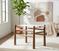 Santos Vegan Leather Upholstered Bench