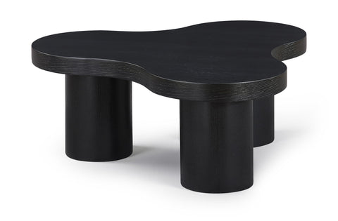 Cove Oak Veneer And Solid Wood Coffee Table