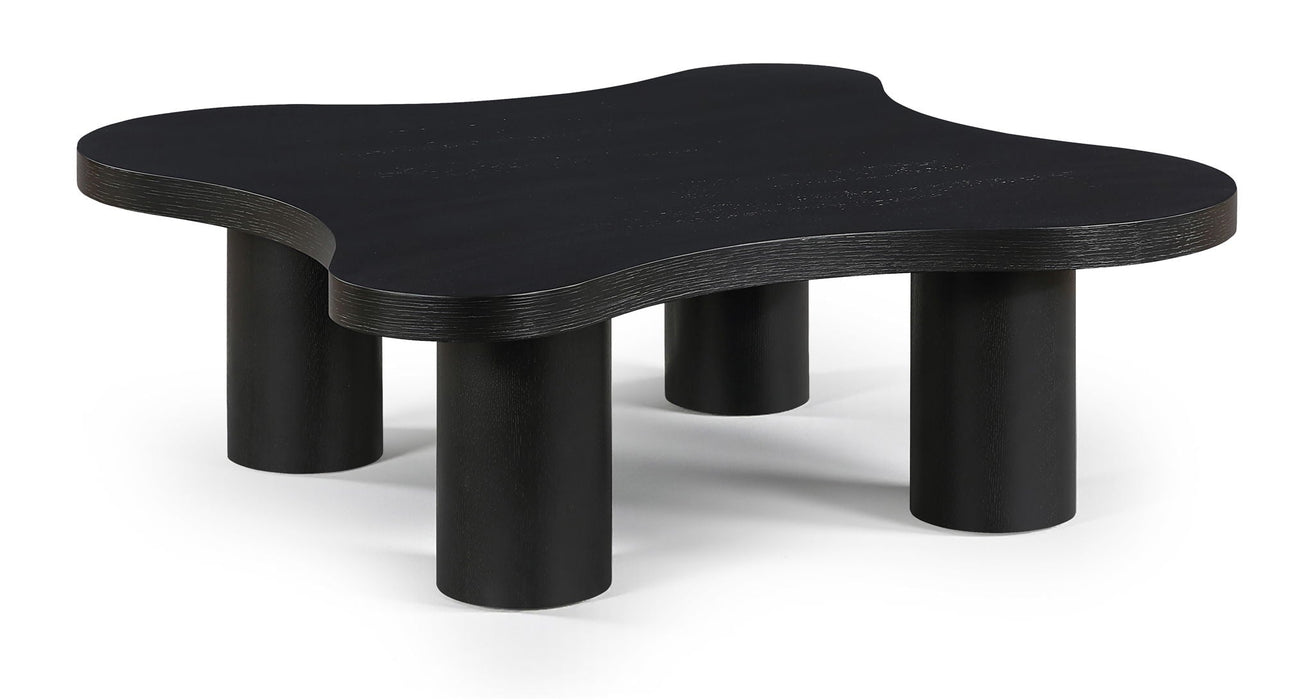 Cove Oak Veneer And Solid Wood Coffee Table