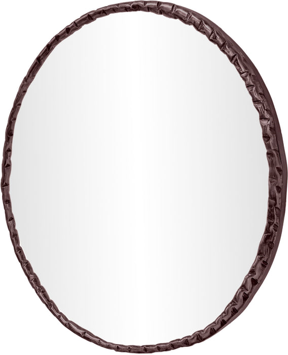 Hammer 36" W X 36" H Iron Frame Mirror