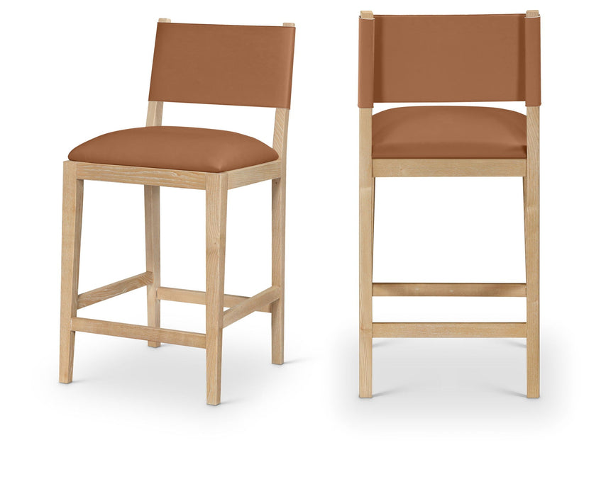 Avon Vegan Leather Counter Stool