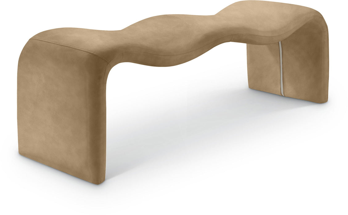 Willow Vegan Leather Upholstered Bench