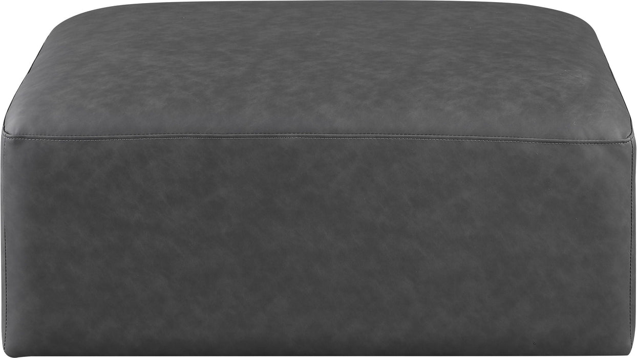 Cube Vegan Leather Modular Ottoman
