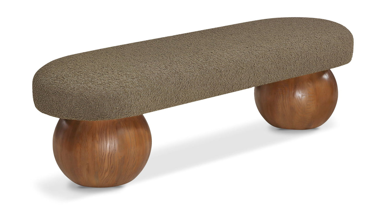 Bowie Boucle Fabric Upholstered Bench