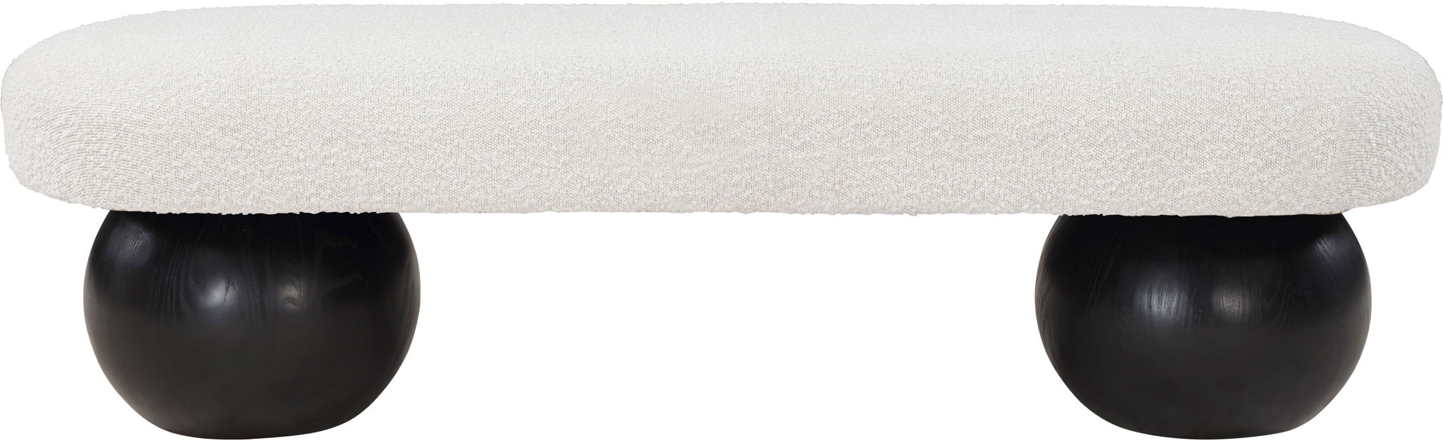 Bowie Boucle Fabric Upholstered Bench