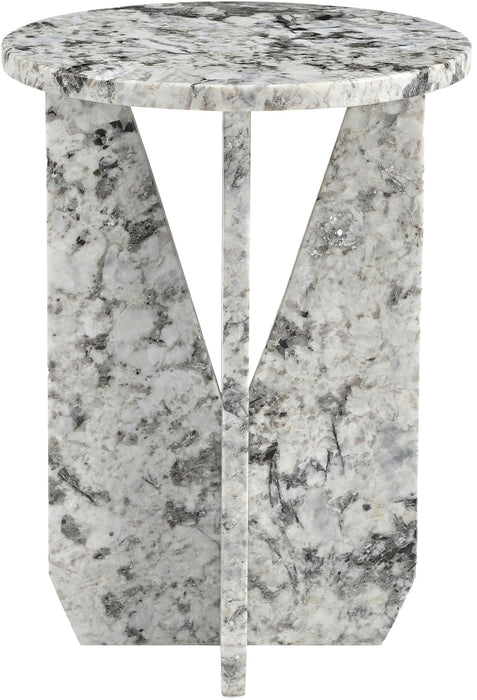 Alba Genuine Marble End Table