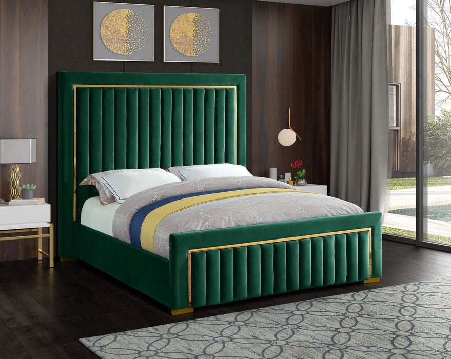 Dolce Velvet Upholstered Queen Bed