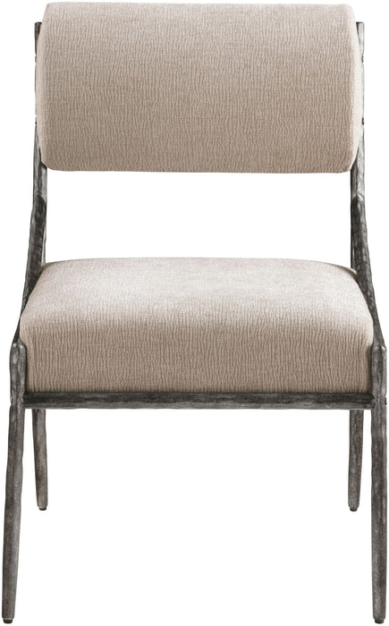 Bastille Chenille Fabric Upholstered Dining Side Chair