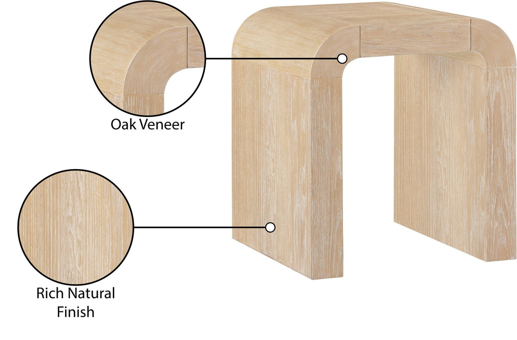 Toulon Oak Veneer End / Side Table