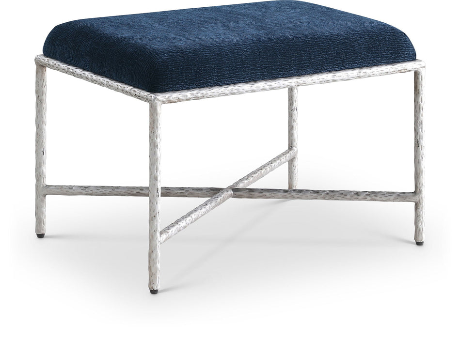 Valley Chenille Fabric Upholstered Bench