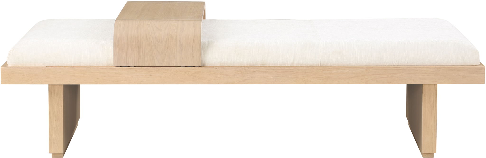 Arlington Chenille Fabric Upholstered Bench