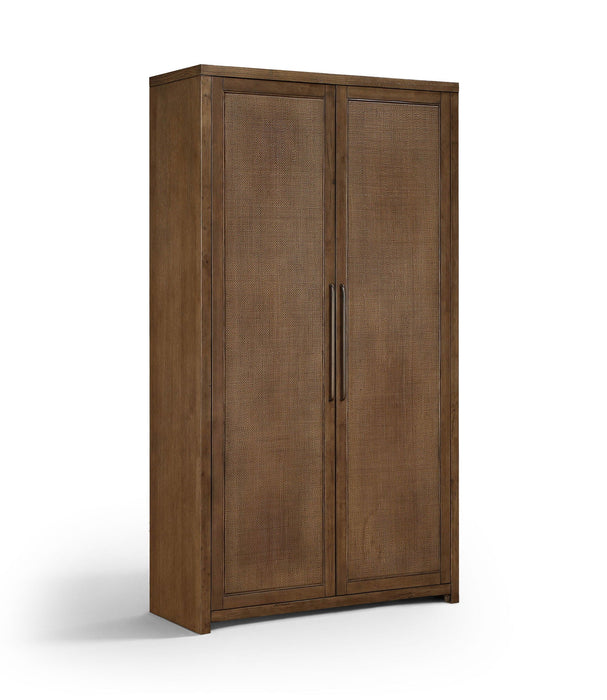 Vana Cane And Solid Wood Storage Cabinet