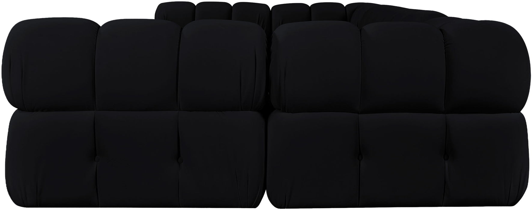 Orin 148" Velvet Performance Fabric Upholstered 6 Pc. Modular Sectional