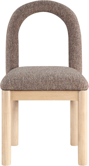 Conrad Linen Textured Fabric Upholstered Dining Chair