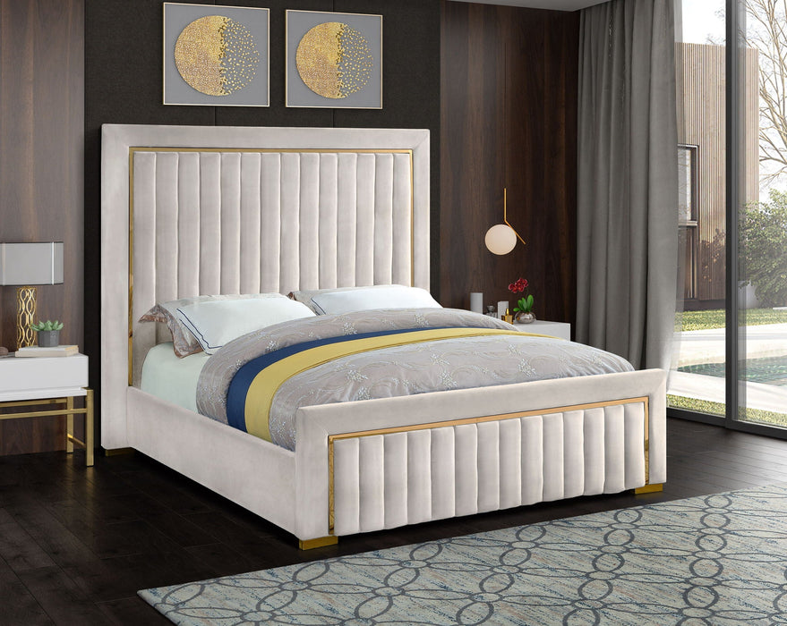 Dolce Velvet Upholstered Queen Bed