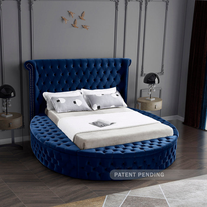 Luxus Velvet Upholstered Bed