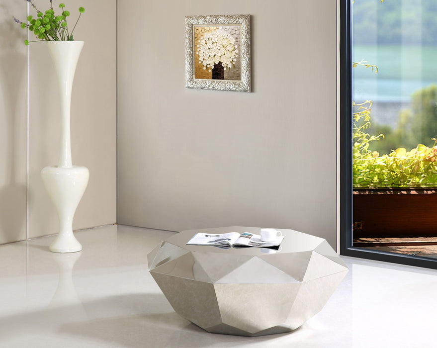 Gemma Stainless Steel Coffee Table