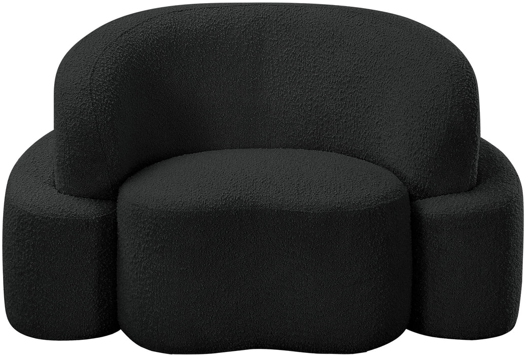 Principessa Boucle Fabric Upholstered Chair