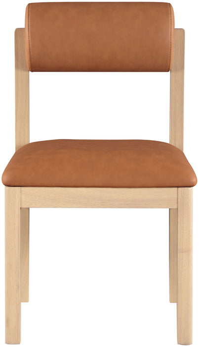 Roundhill Vegan Leather Upholstered Dining Chair