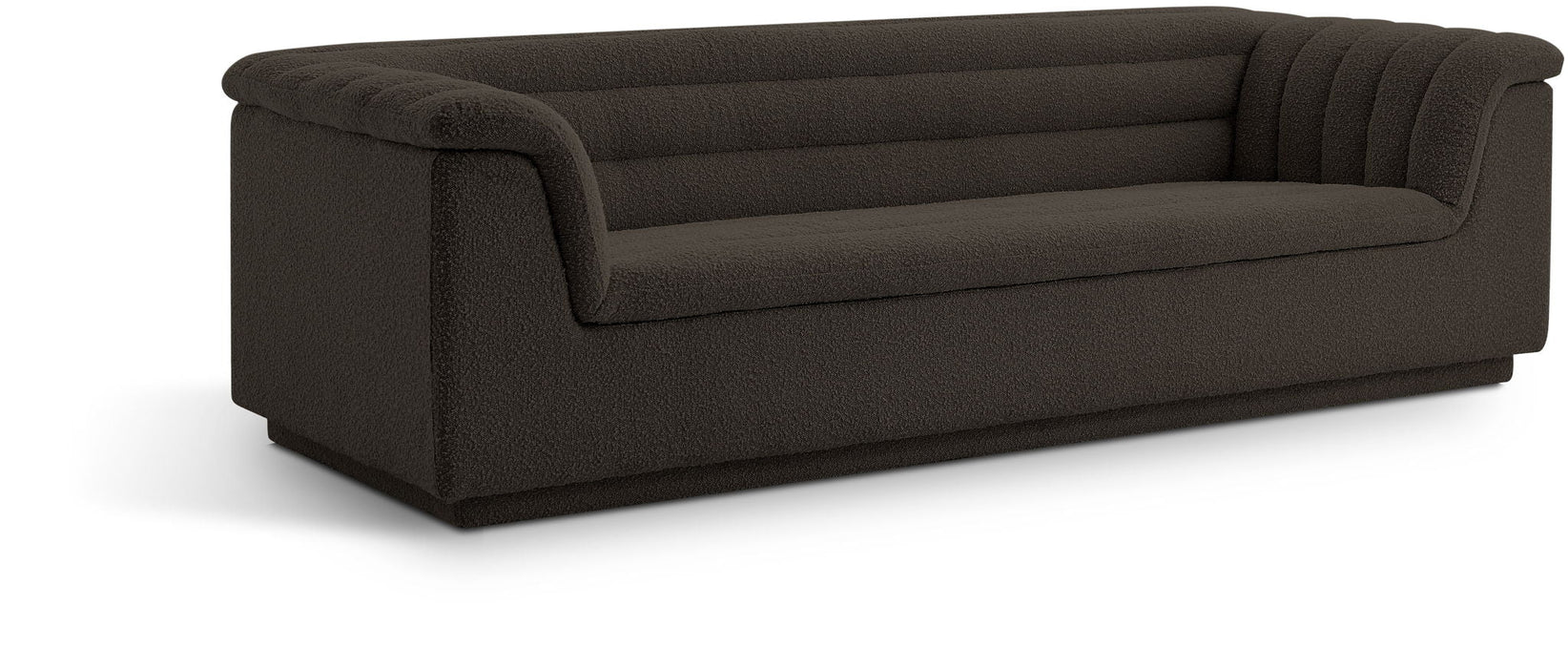 Cascade 94" Boucle Fabric Upholstered Sofa