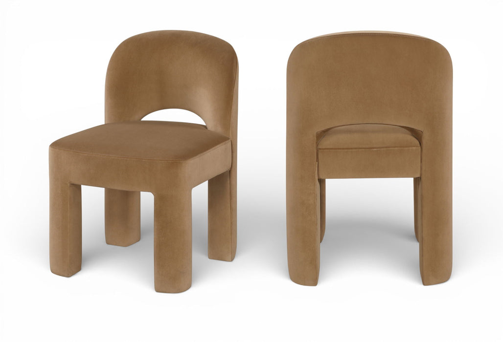 Celine Velvet Performance Fabric Upholstered Dining Chair