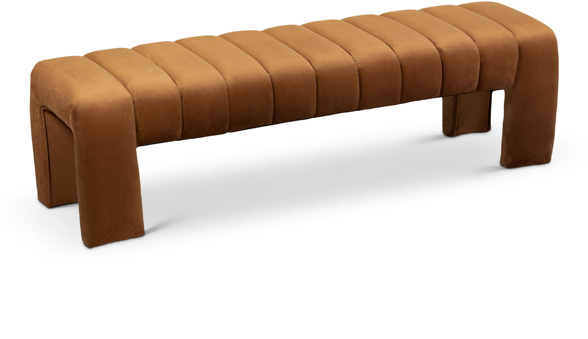 Andaz Velvet Upholstered Bench