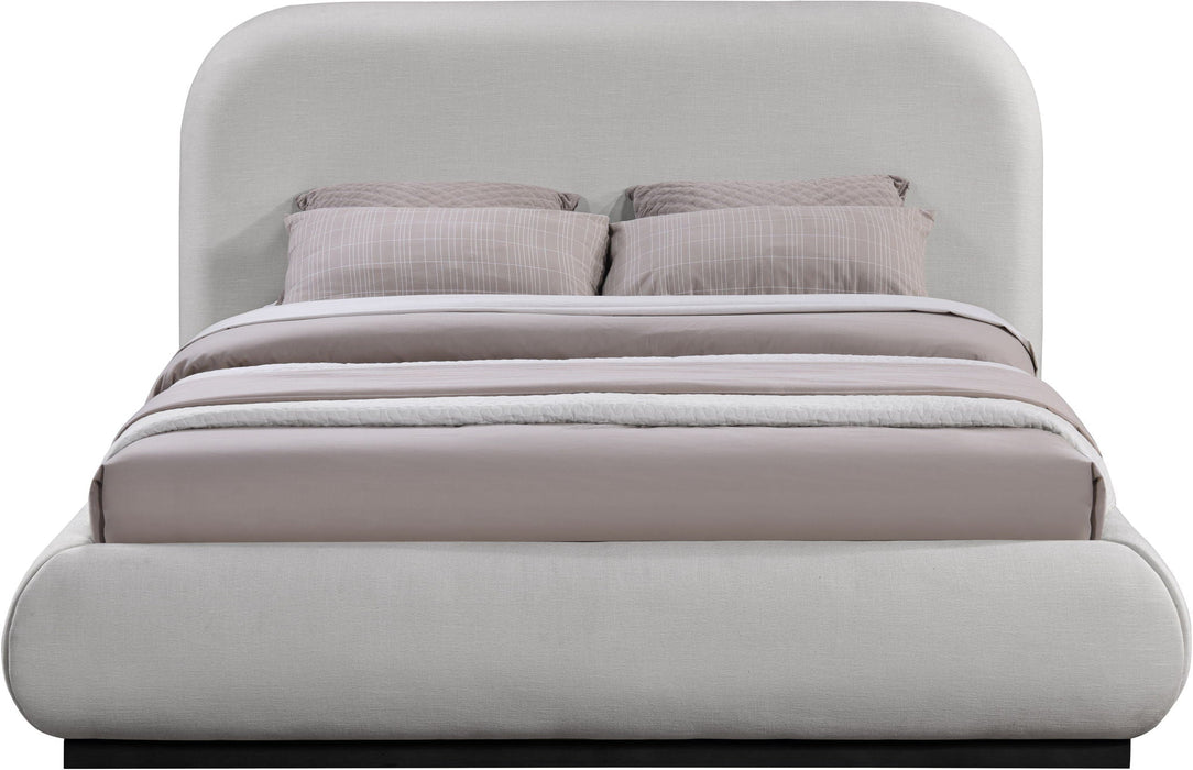 Vaughn Chenille Fabric Upholstered Bed