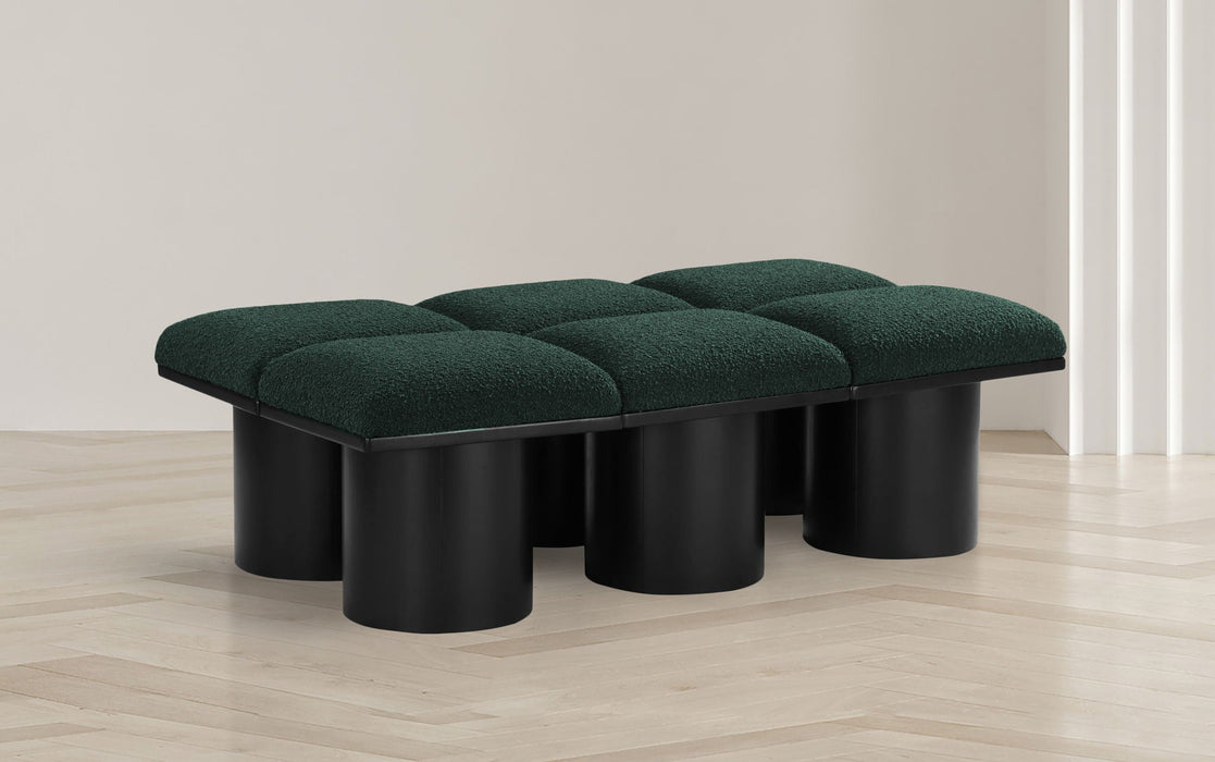 Pavilion Boucle Fabric Upholstered 6pc. Modular Bench