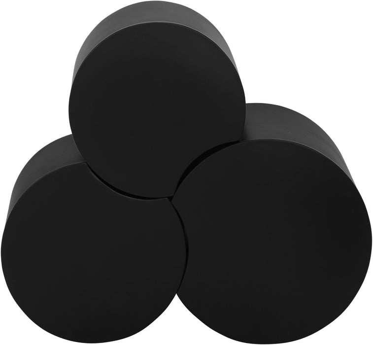 Dimple Iron Nesting 3pc. Modular Coffee Table