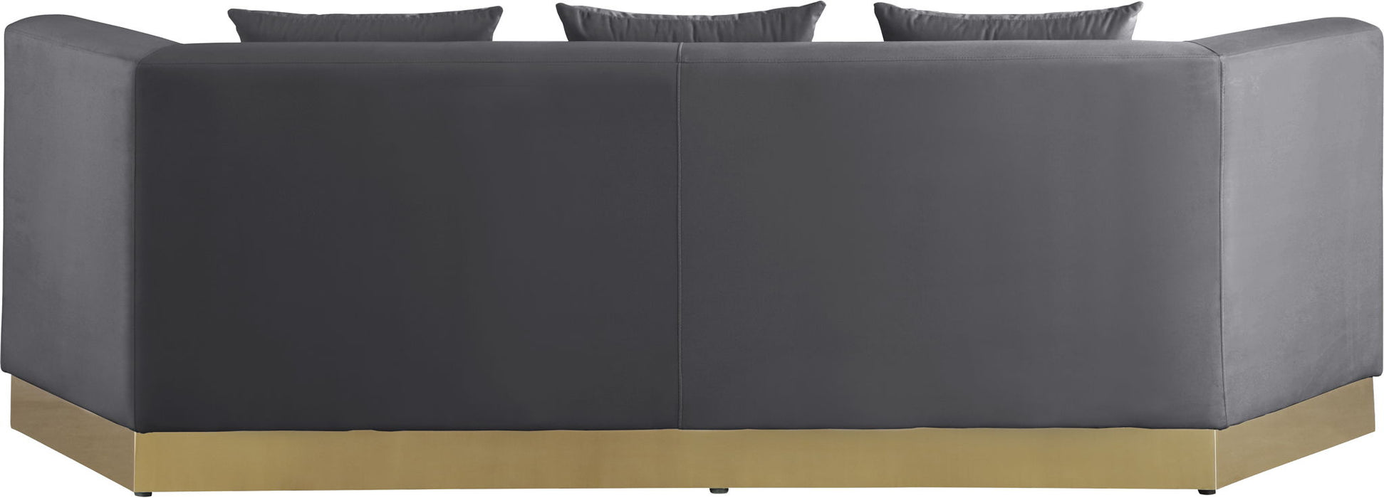 Marquis 93" Velvet Upholstered Sofa