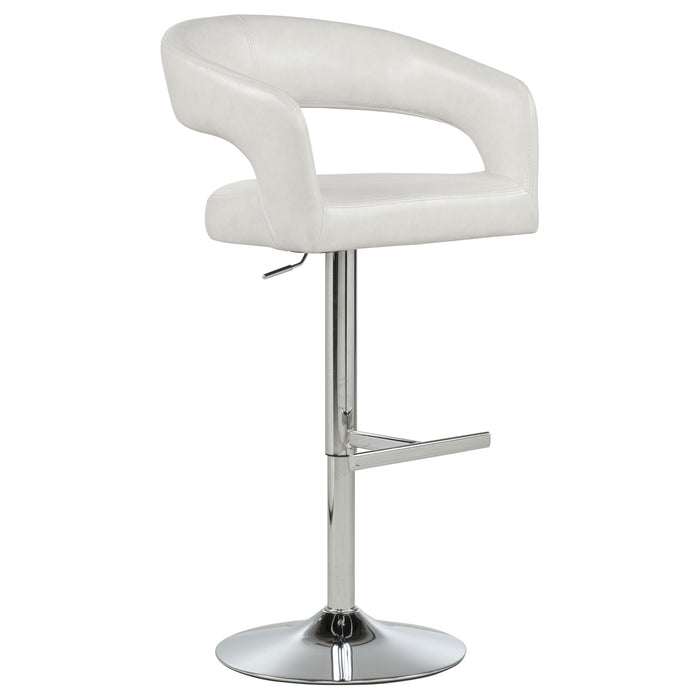 Travia Adjustable Bar Stool Ivory