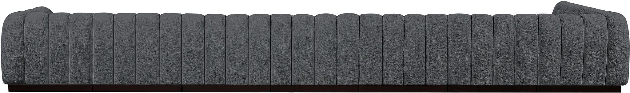 Quinn 133" Chenille Fabric Upholstered 8pc. Modular Sectional