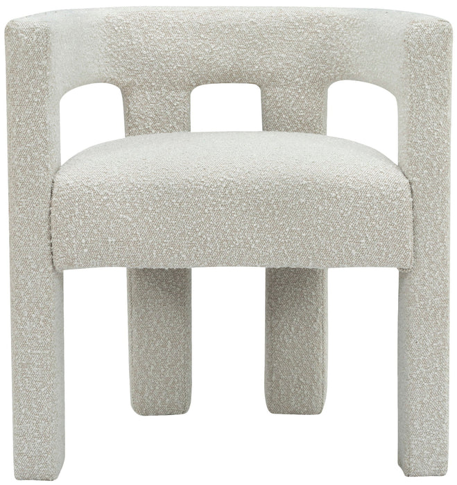 Athena Boucle Fabric Upholstered Accent / Dining Chair