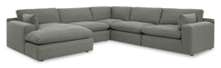 Elyza 5-Piece Sectional with Chaise