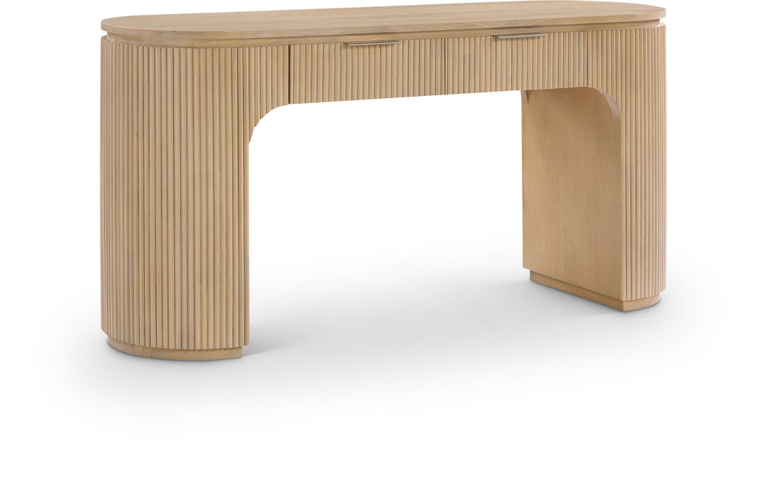 Astrid Solid Wood And Oak Veneer Desk