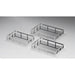 Rectangular Stainless Steel Mirrored Nesting Trays 1008-RCT-TR