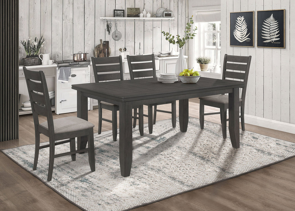 Dalila 5-piece Rectangular Dining Table Set Cappuccino