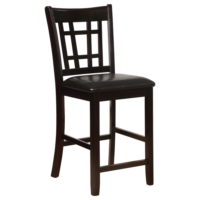 Lavon 5-piece Oval Counter Height Extension Dining Set Espresso