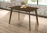 Mesa de comedor rectangular Kersey de madera, de 47 pulgadas, color castaño