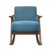 Waithe Rocking Chair, Blue