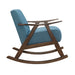 Waithe Rocking Chair, Blue