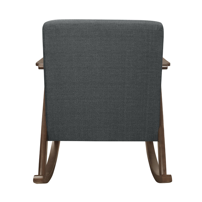 Waithe Rocking Chair, Dark Gray