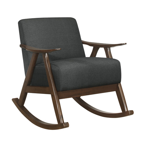 Waithe Rocking Chair, Dark Gray