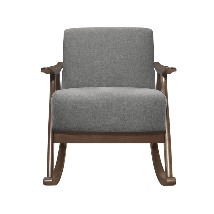 Waithe Rocking Chair, Gray
