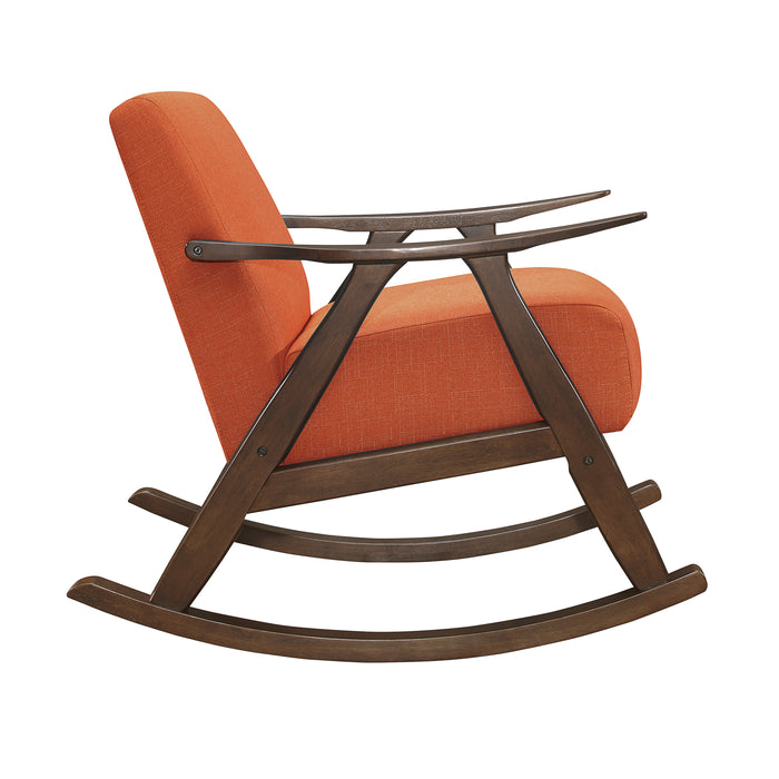 Waithe Rocking Chair, Orange