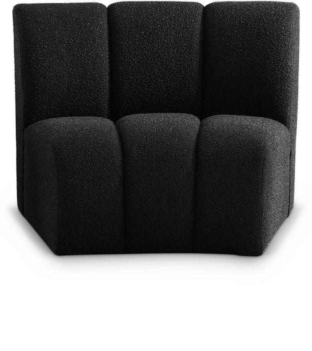 Infinity Boucle Fabric Upholstered Modular Chair