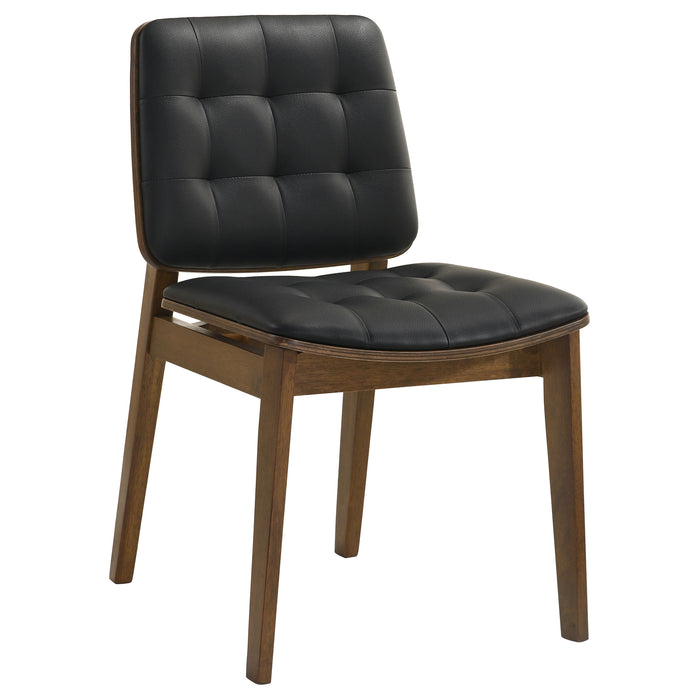 Juego de comedor rectangular Redbridge de 7 piezas - nogal natural