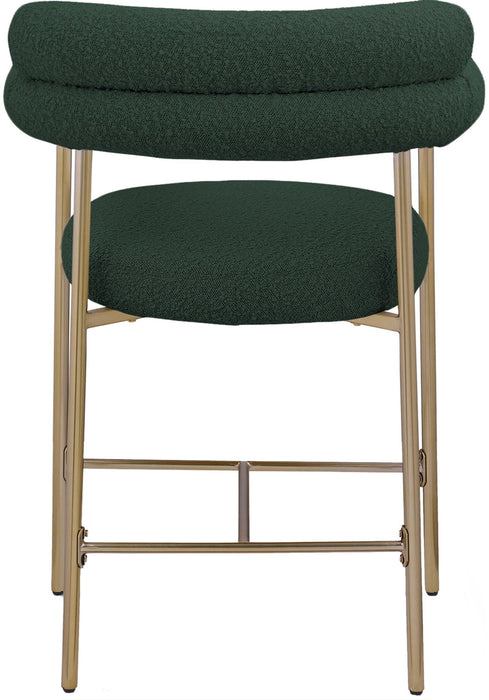Blake Boucle Fabric Upholstered Counter Stool